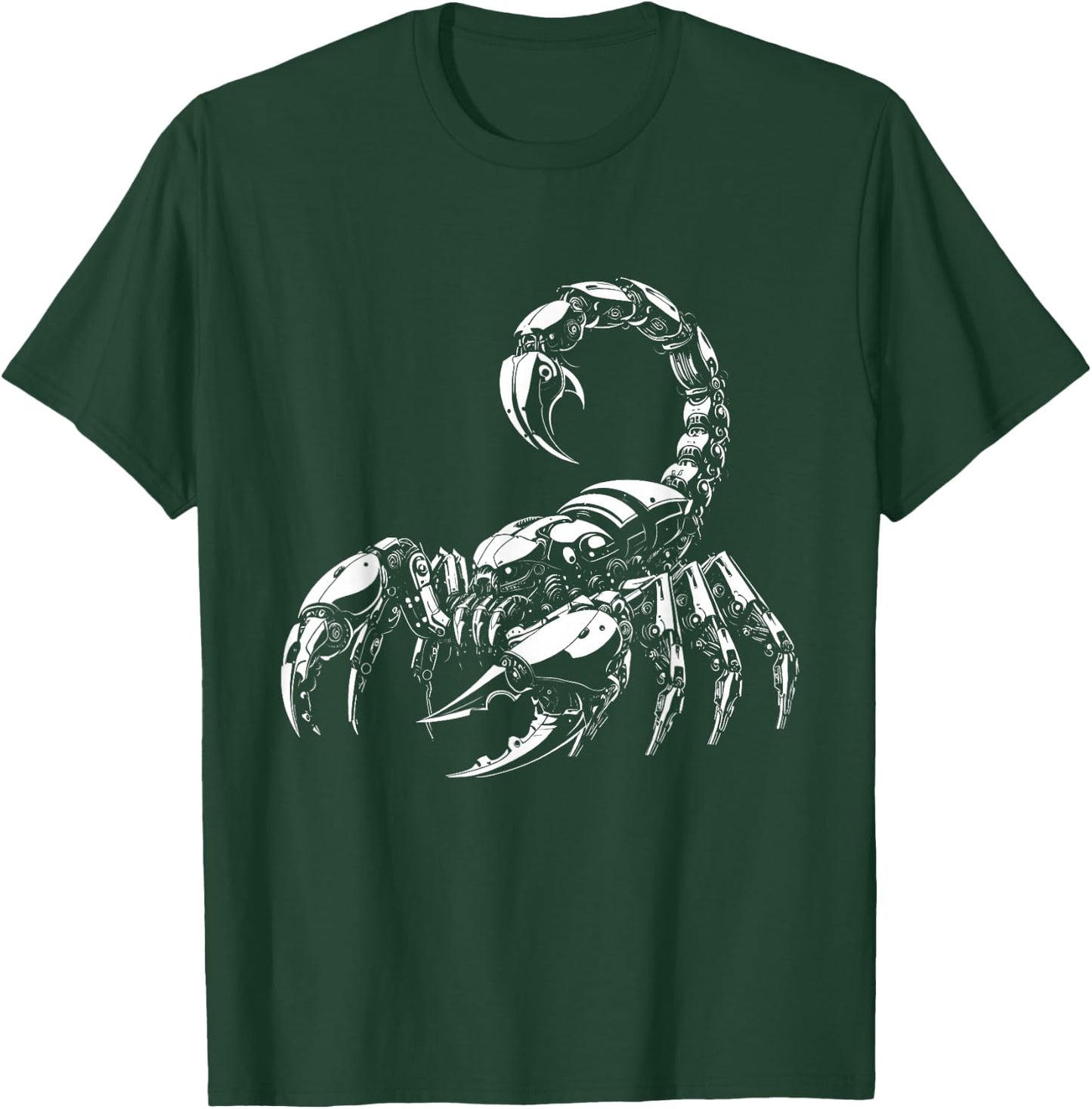 Scorpion Vinegaroon Robotics Mechacnial Sci-Fi Cyberpunk T-Shirt - T-Shirt | Forest