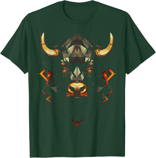 Bull Polygon Animal Graphic Art Bull , black