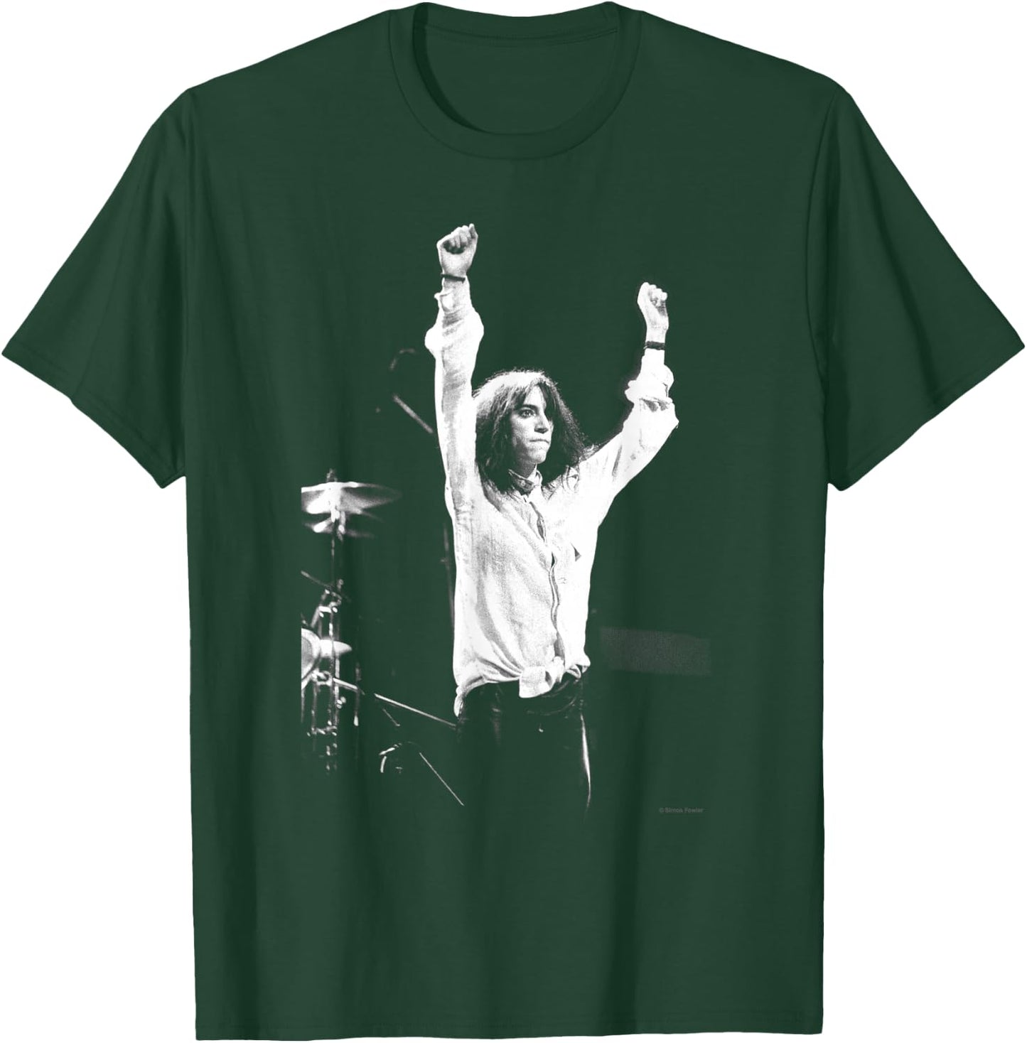 Singer Pattie Smith Live On Stage by Simon Fowler , Black, S T-Shirt - T-Shirt | Forest