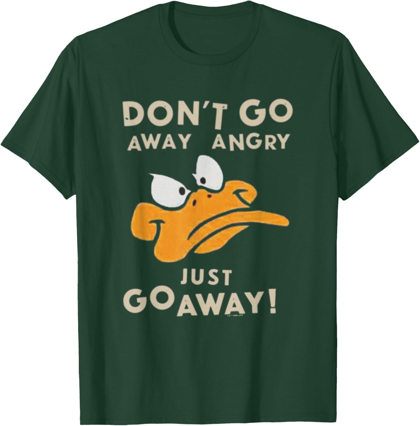 Looney Tunes Daffy Duck Just Go Away T-Shirt - T-Shirt | Forest