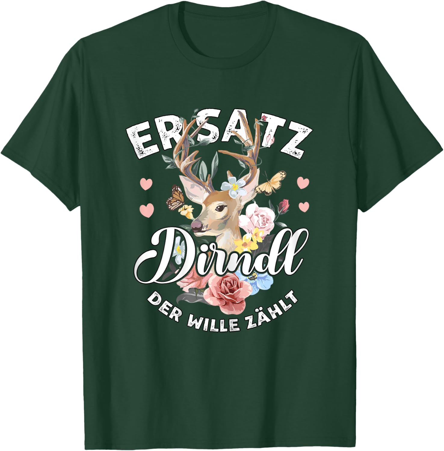 Lustiges Trachtenshirts Damen & Mädchen Dirndl Trachtenshirt Damen Dirndl Passend für Oktoberfest , Schwarz, Kurzarm T-Shirt - T-Shirt | Forest