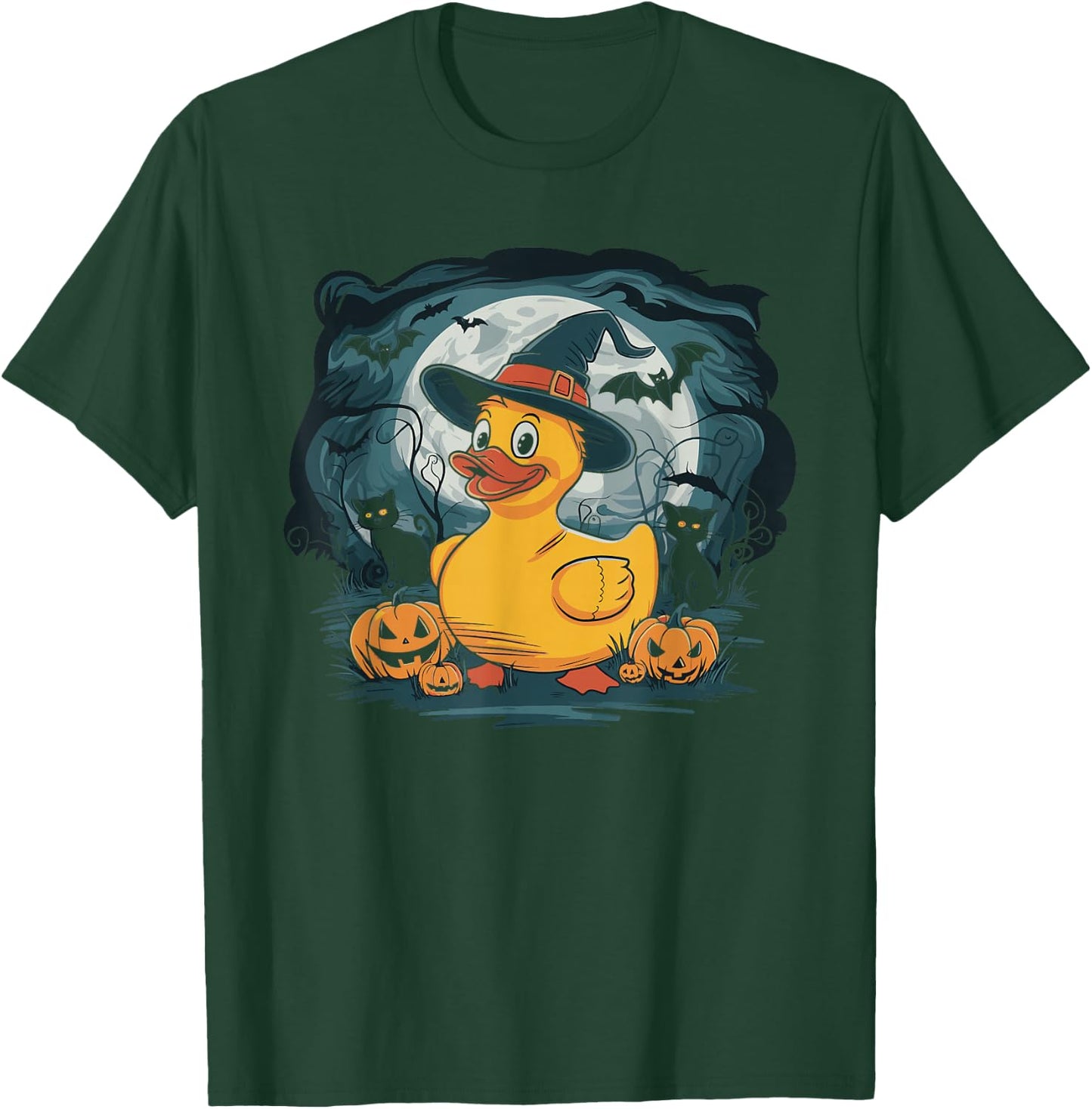 Rubber Duck Witch Rubber Duckie Costume Party T-Shirt - T-Shirt | Forest