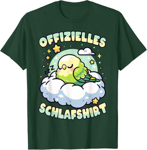 Official Sleep Shirt Budgie Pyjamas & Sleep , gray T-Shirt - T-Shirt | Forest
