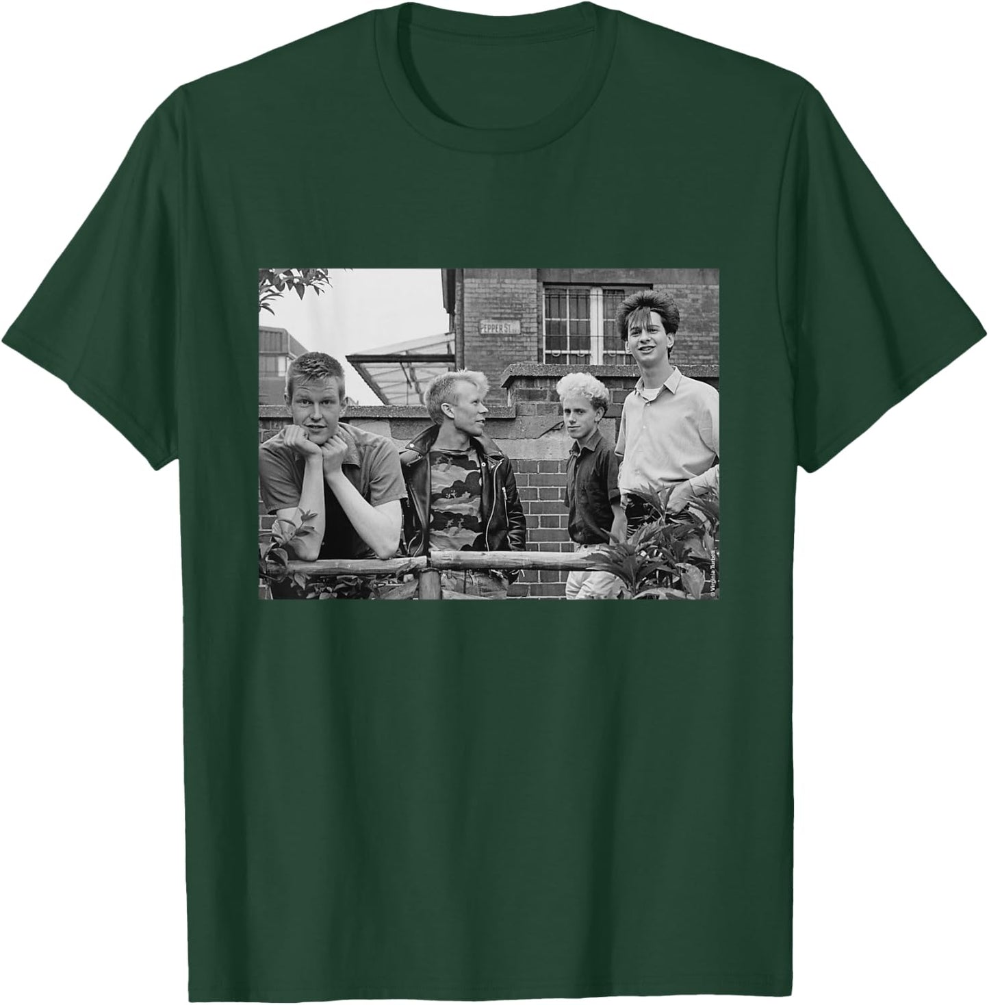 David Gahan by Depeche Mode Live 1981 by Virginia Turbett T-Shirt - T-Shirt | Forest