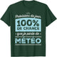 Today's Forecast: 100% Chance I'm Talking Weather , Black, S T-Shirt - T-Shirt | Forest