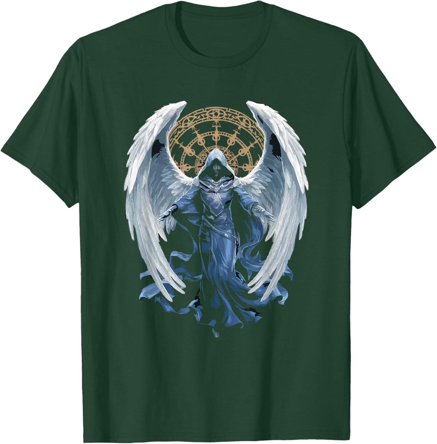 Archangel Catholic Religion Christianity Guardian Angel T-Shirt - T-Shirt | Forest