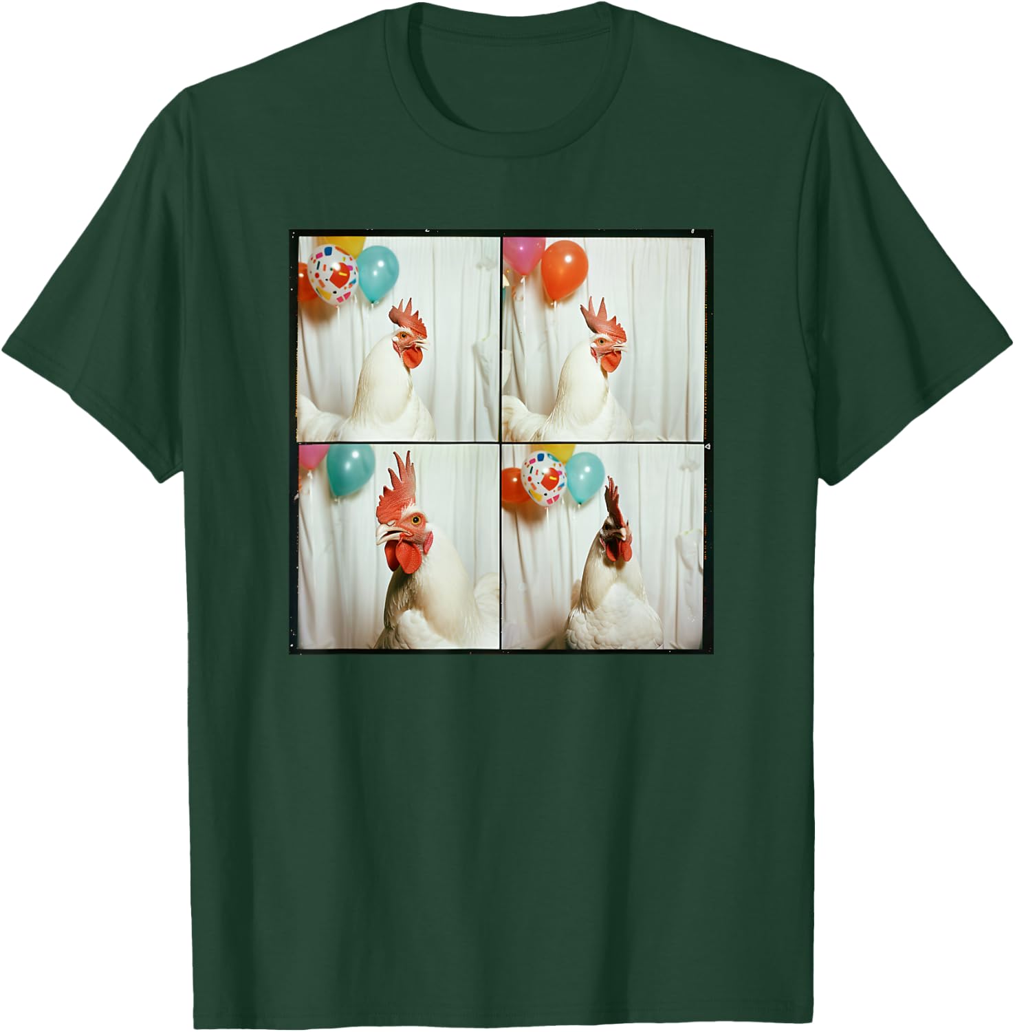 Pet Chicken Lover Farm Animal Party Funny Chicken Mom T-Shirt - T-Shirt | Forest