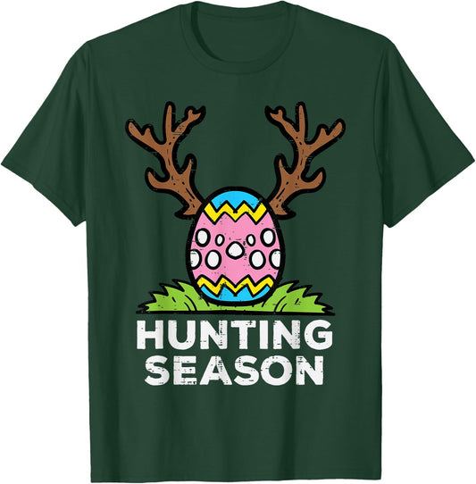 Easter Hunting Season Egg Hunt Funny Boys Girls Kids Toddler T-Shirt - T-Shirt | Forest