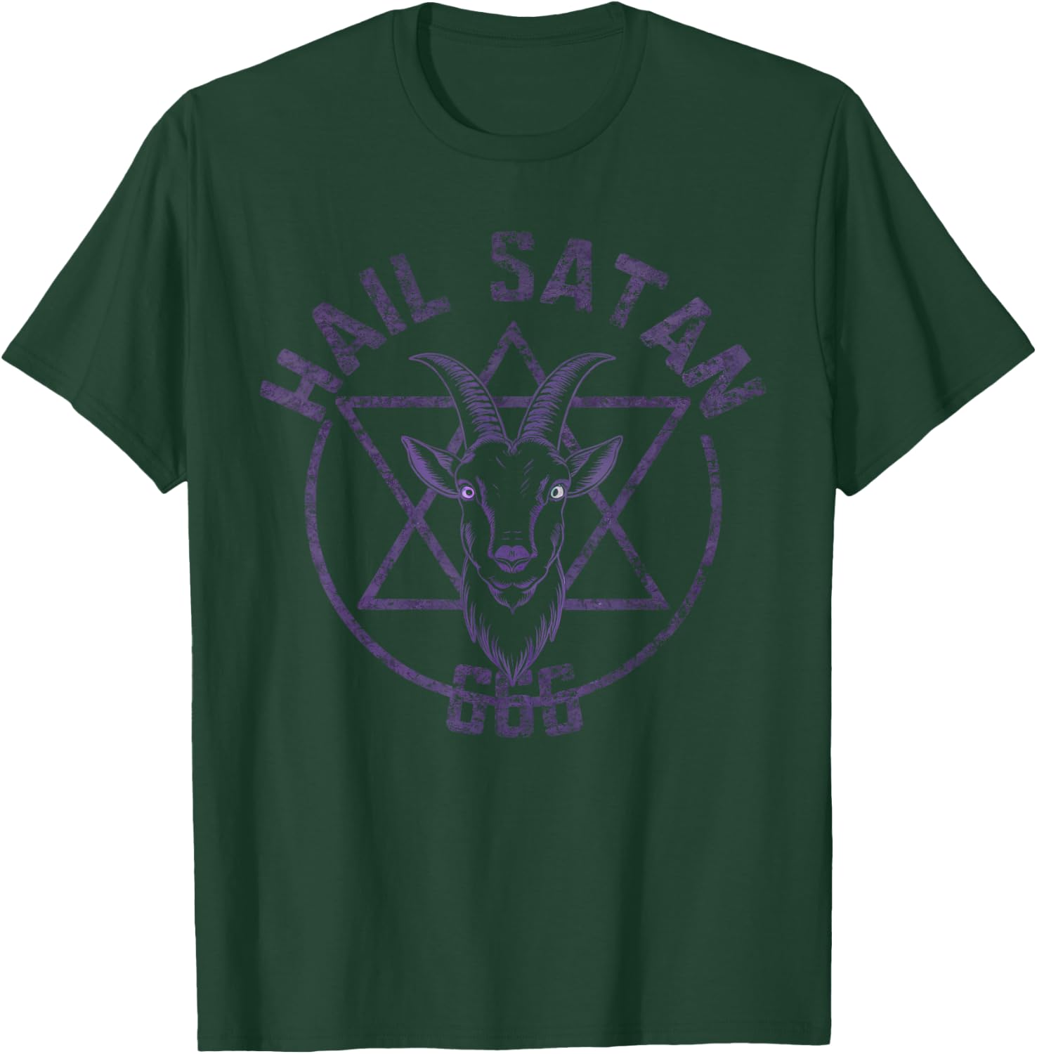 Hail Satan Satanism Satanic Occultism T-Shirt - T-Shirt | Forest