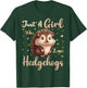 Hedgehog Lover Just A Girl Who Loves Hedgehogs T-Shirt - T-Shirt | Forest