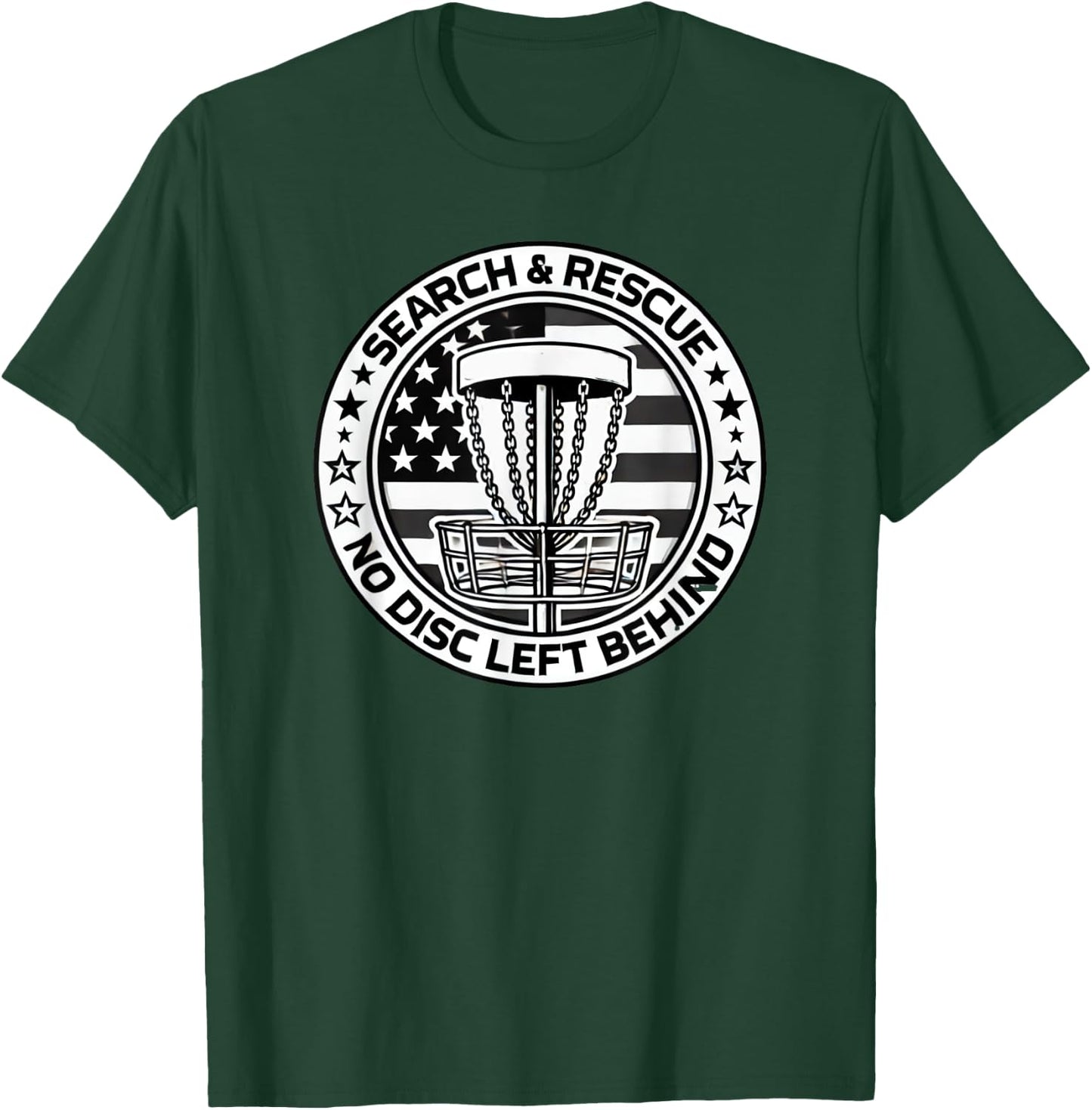 Search & Rescue - No Disc Left Behind T-Shirt - T-Shirt | Forest