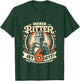 Children's 6th Birthday Gift with German Text "Dieser Ritter ist 6 Jahre Geburtstags, black T-Shirt - T-Shirt | Forest