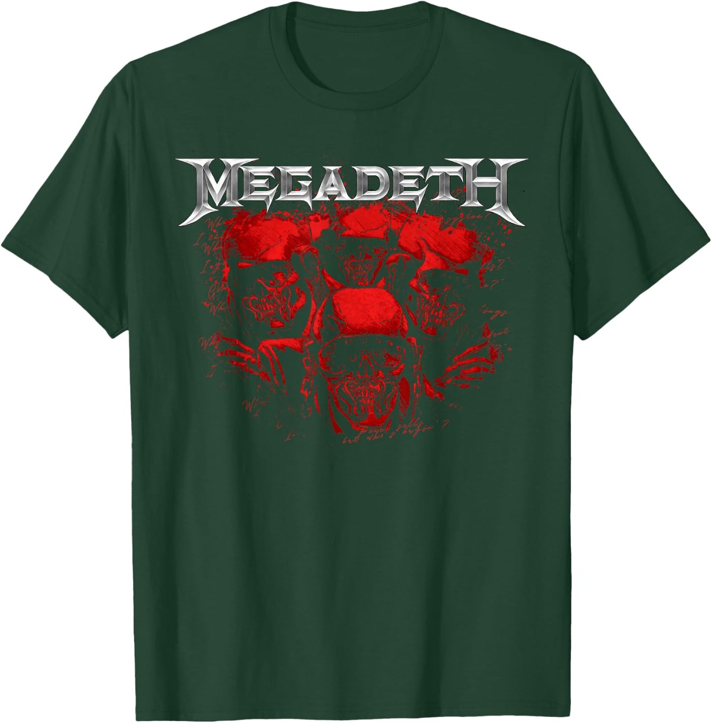 Megadeth - Red Vic Chrome T-Shirt - T-Shirt | Forest