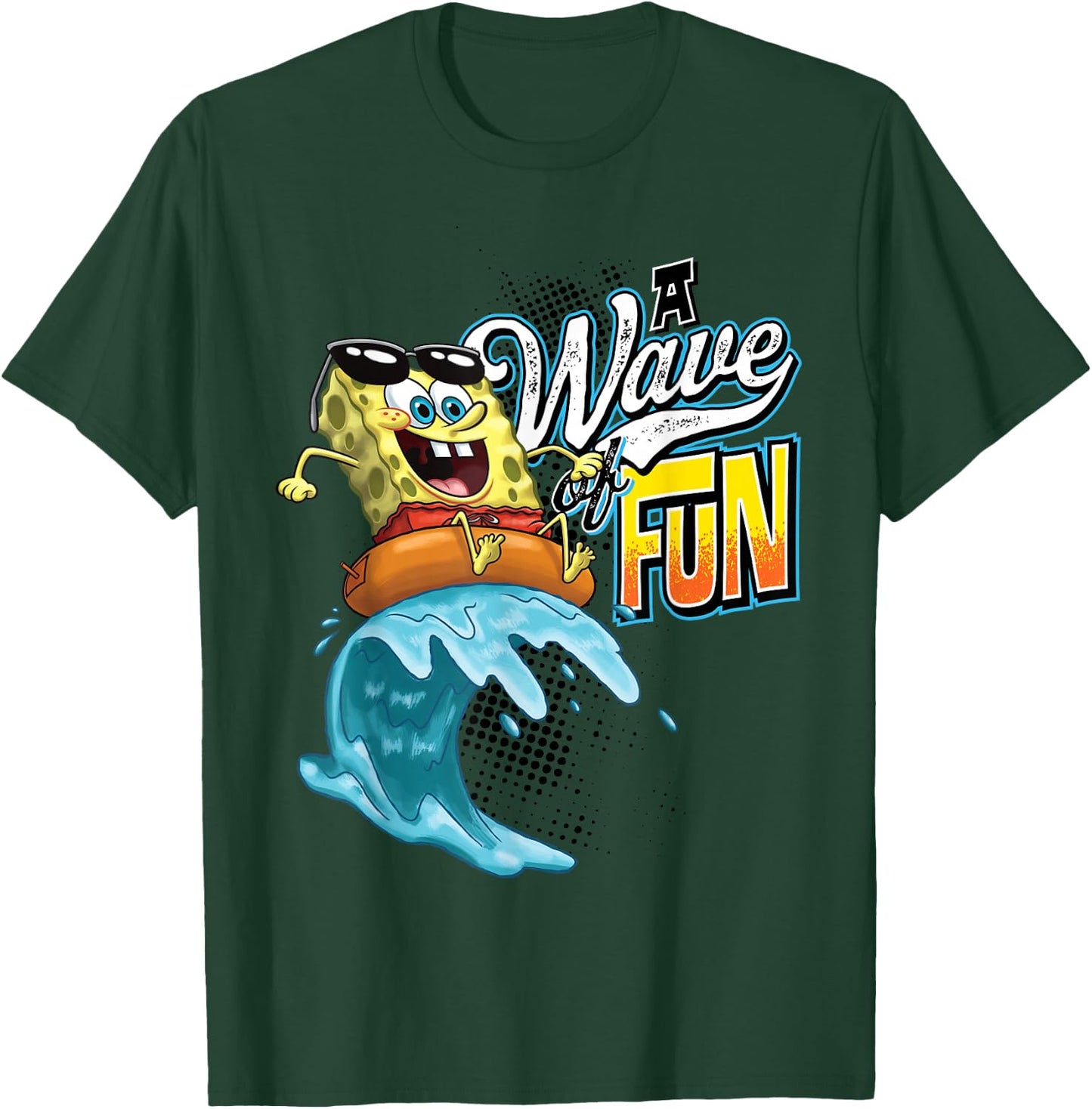 Offizieller Spongebob Schwammkopf Wave of Fun Innenschlauch T-Shirt - T-Shirt | Forest