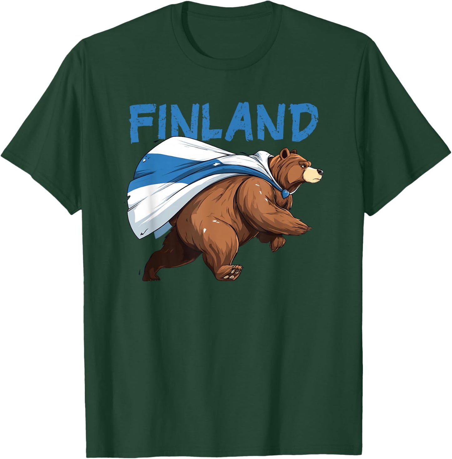 Amazing Finland Bear Look for Finnish Animals and Nature T-Shirt - T-Shirt | Forest