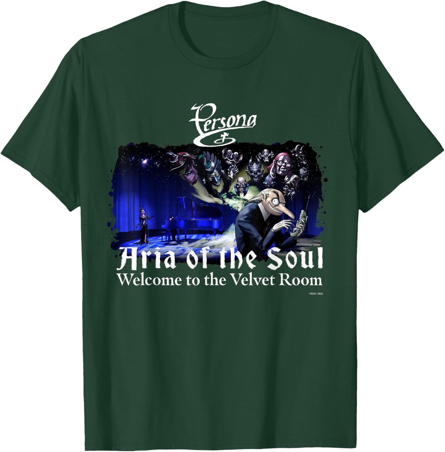 ATLUS Revelations: Persona Welcome to the Velvet Room T-Shirt - T-Shirt | Forest