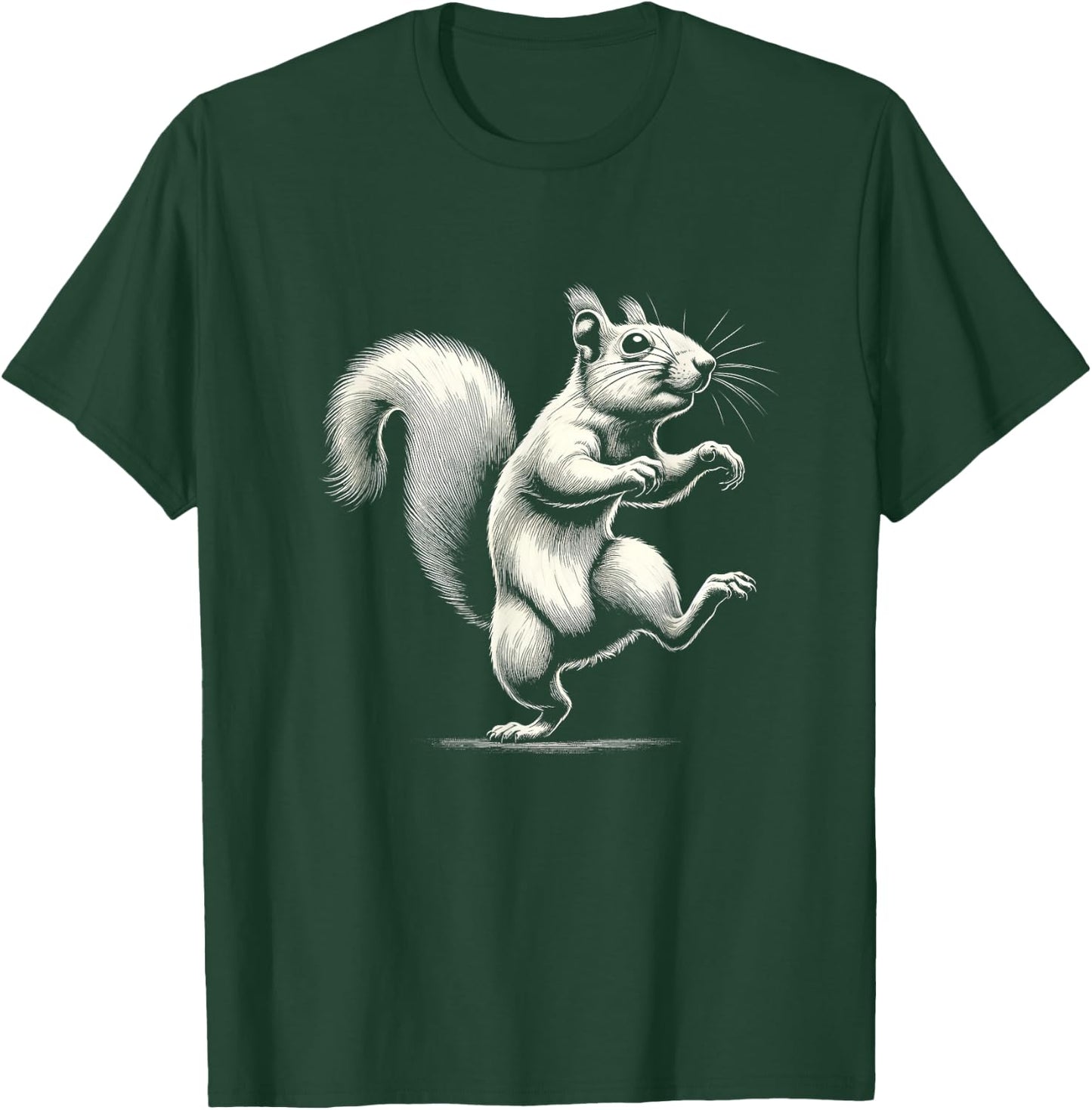 Dancing Squirrel Funny Graphic Design T-Shirt - T-Shirt | Forest