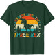Kids Three Rex 3rd Birthday Boy Third Dinosaur 3 Year Old T-Shirt - T-Shirt | Forest