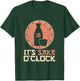 Japanese Sake O'Clock Funny Rice Wine T-Shirt - T-Shirt | Forest