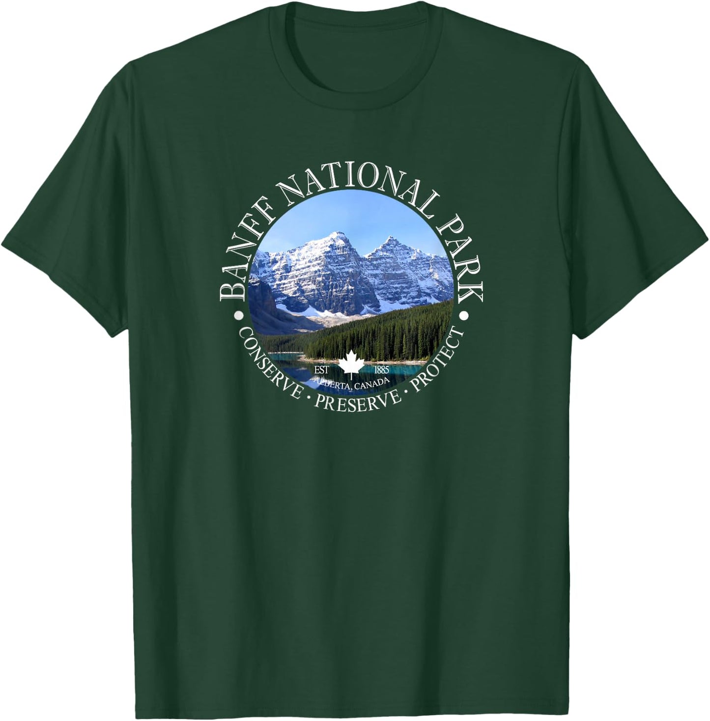 Banff National Park Conservation Gift T-Shirt - T-Shirt | Forest