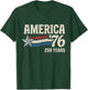 4th July Independence Day 250 Years American 1776 2026 250th T-Shirt - T-Shirt | Forest