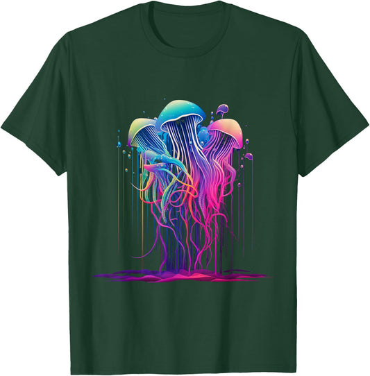 Jellyfish Ocean Animal Scuba Diving Jelly Fish T-Shirt - T-Shirt | Forest