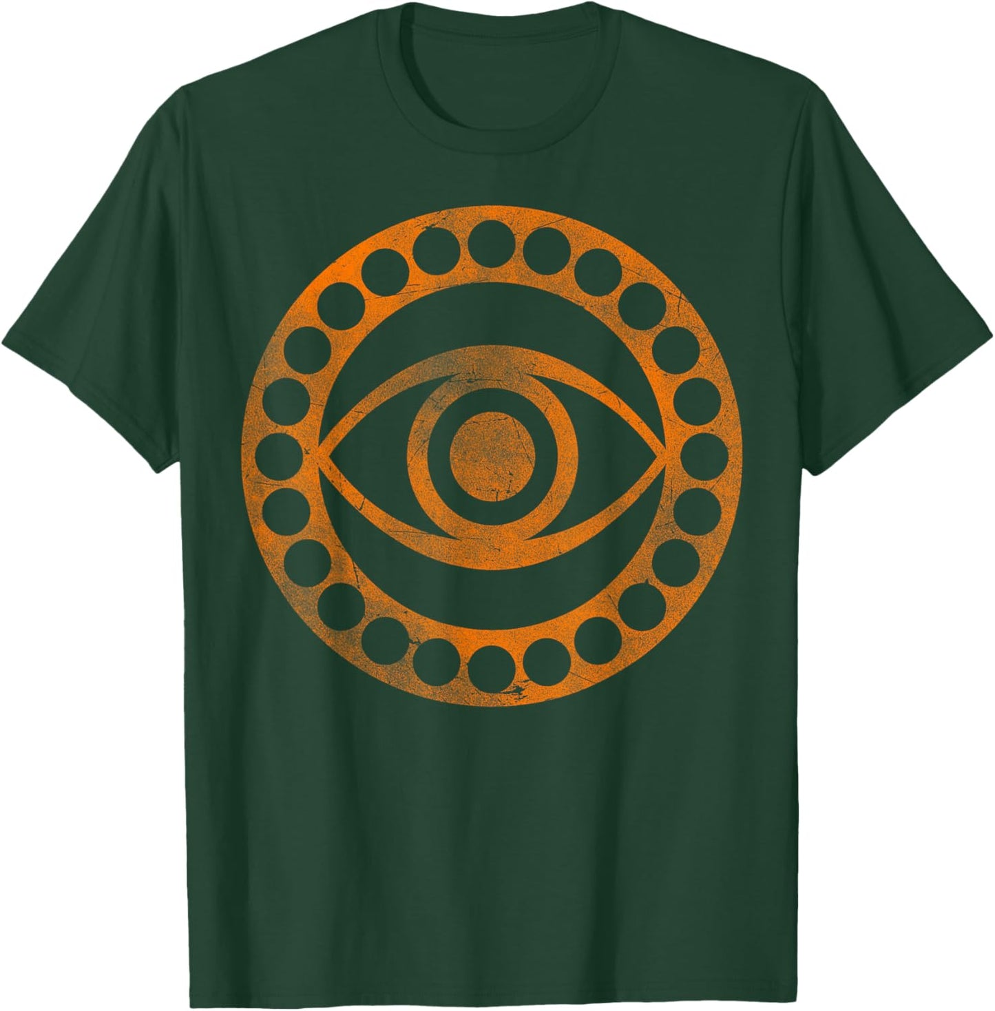 Marvel Doctor Strange Logo Orange Tonal Cut-Out Halloween T-Shirt - T-Shirt | Forest