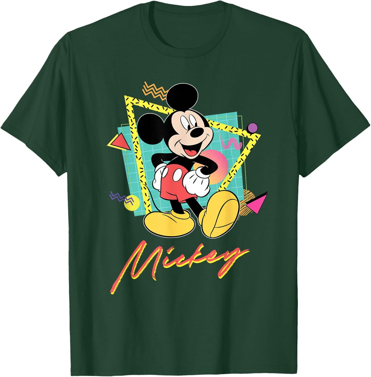 Disney Mickey Mouse Retro '90s Couples Matching Valentine's Day T-Shirt - T-Shirt | Forest