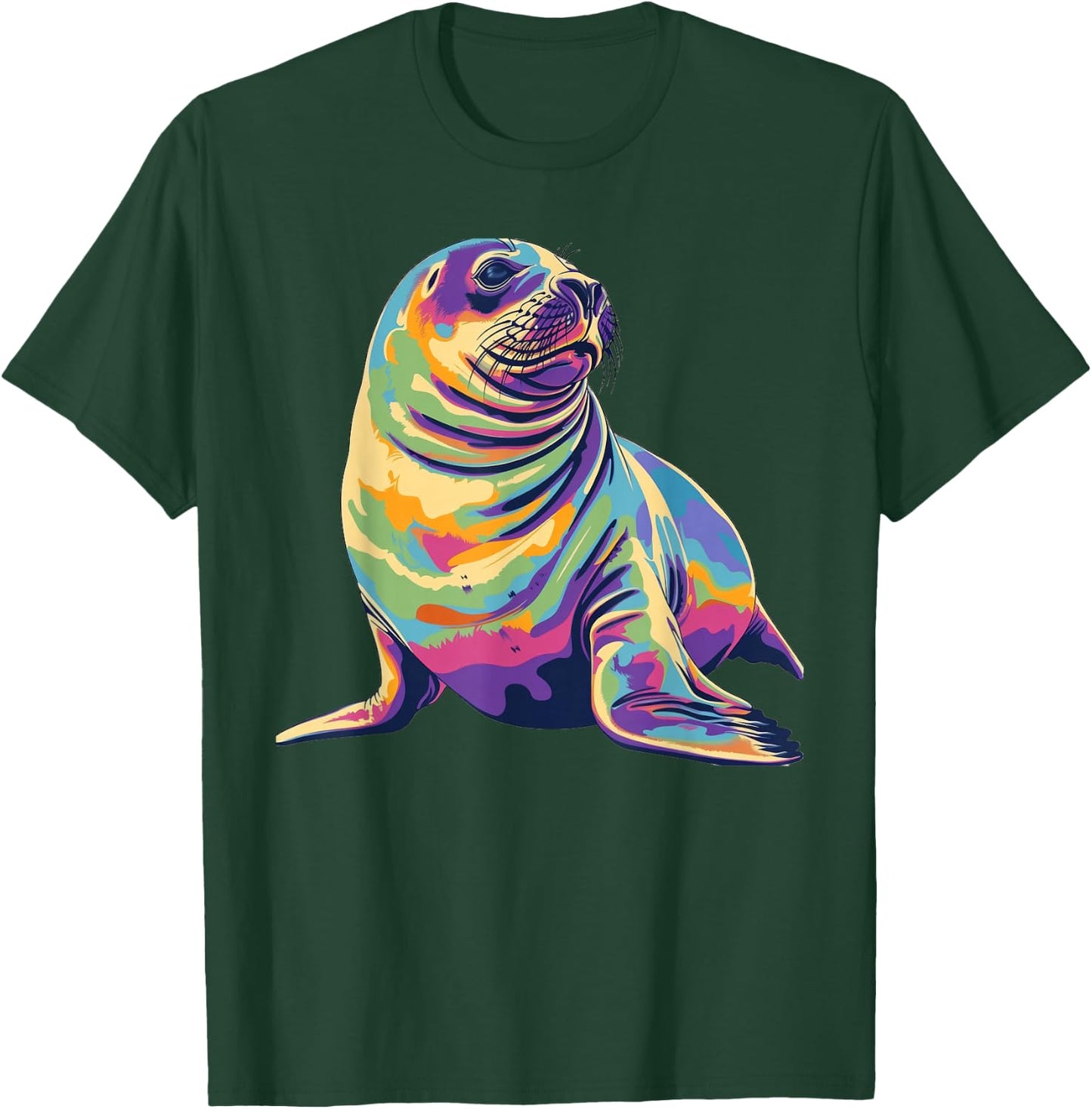 Elephant Seal 90s Retro T-Shirt - T-Shirt | Forest