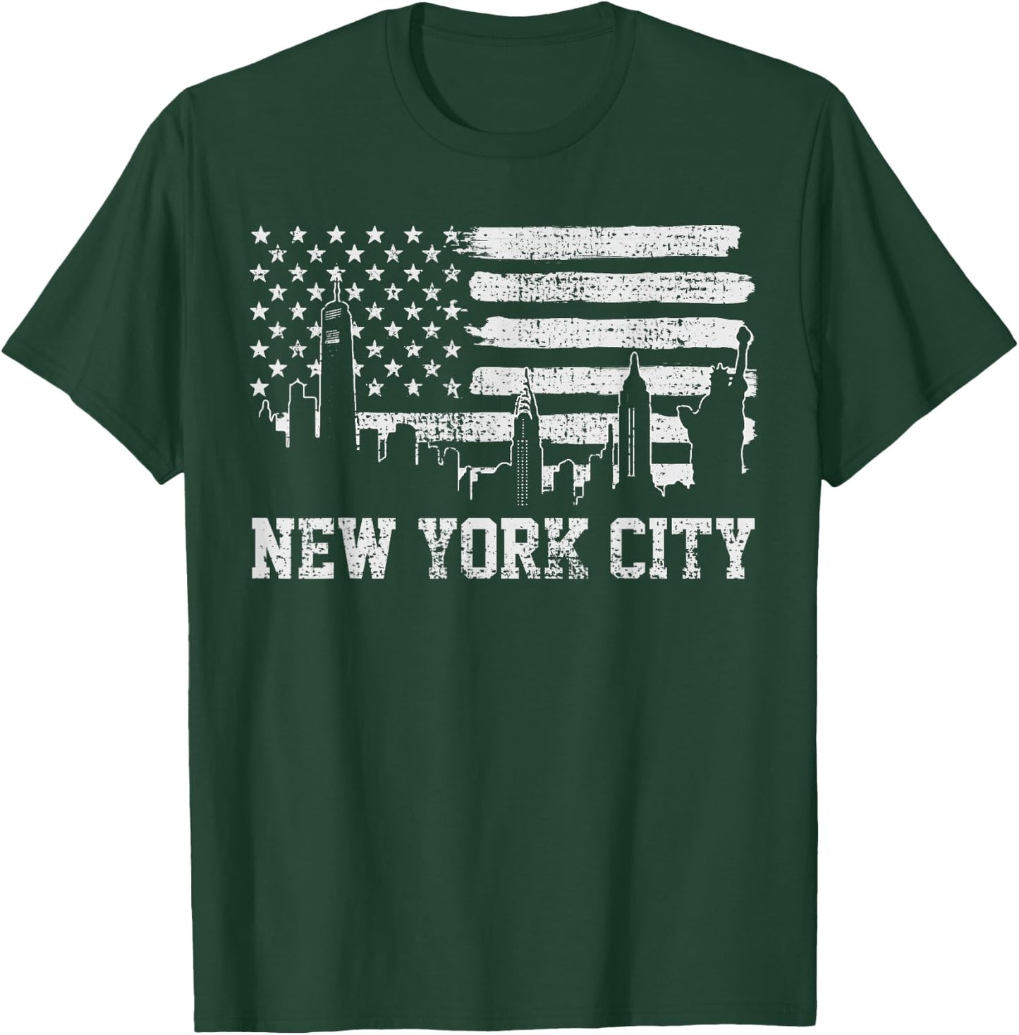 Vintage New York City NYC Big Apple Trip T-Shirt - T-Shirt | Forest