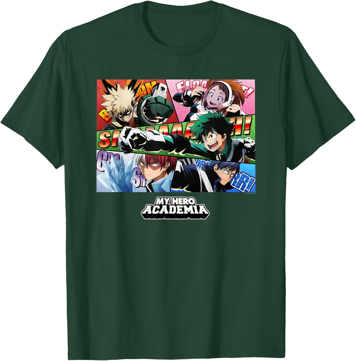 Ripple Junction x My Hero Academia Class 1-A Group Anime , Black, S T-Shirt - T-Shirt | Forest
