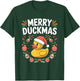 Merry Duckmas Christmas Rubber Duck T-Shirt - T-Shirt | Forest