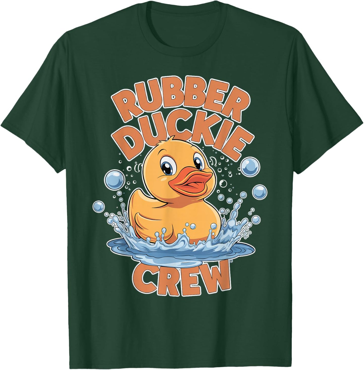 Rubber Duckie Crew T-Shirt - T-Shirt | Forest