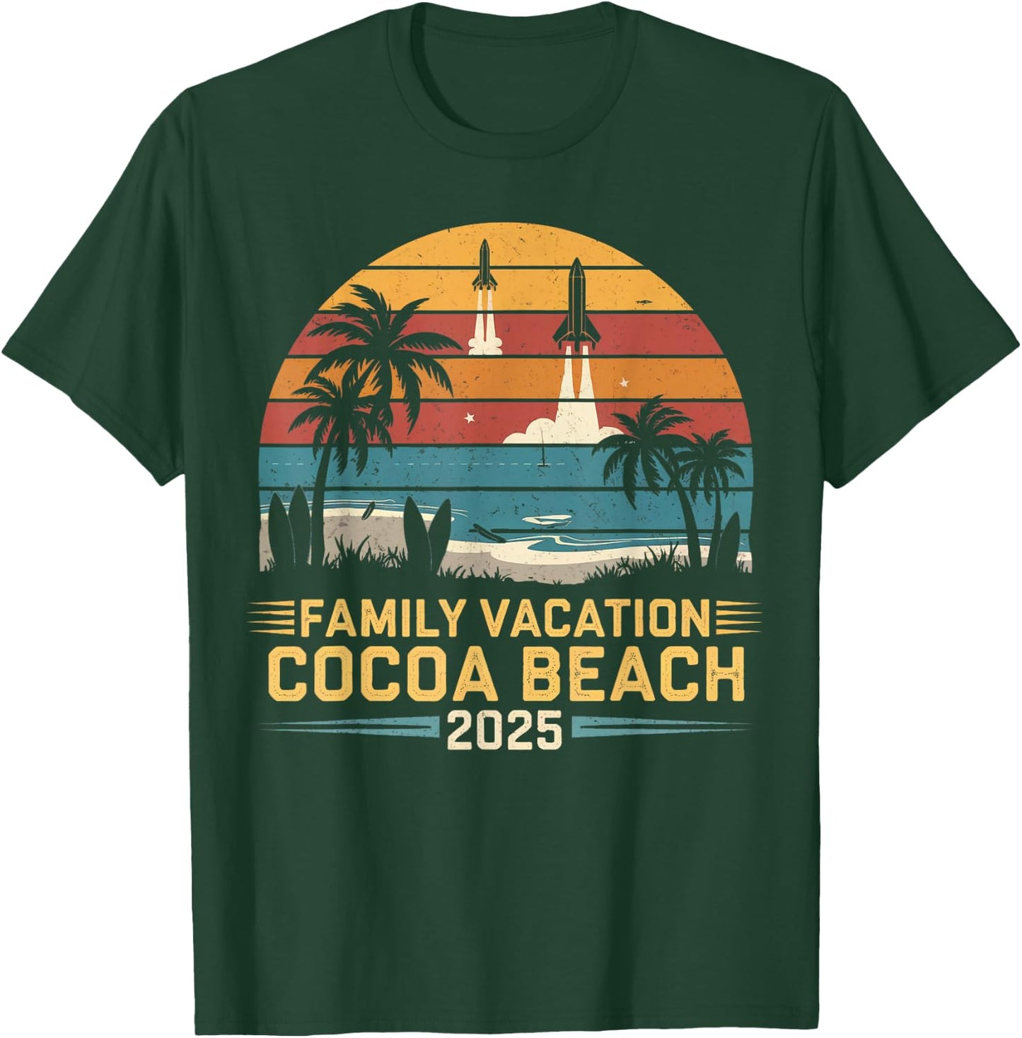 Family Vacation Cocoa Beach 2025 Family Vacation 2025 T-Shirt - T-Shirt | Forest