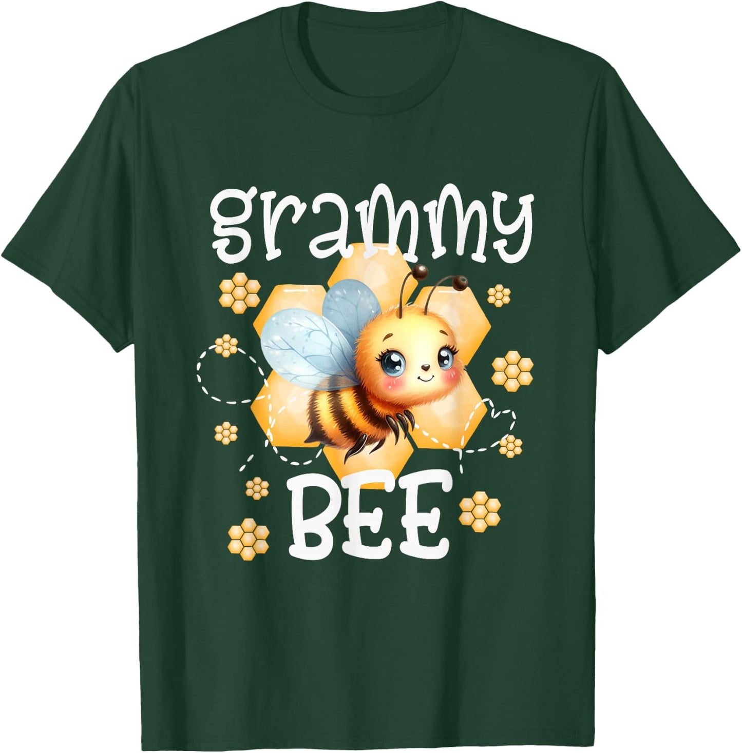 Bee Day Family Matching Birthday Party Shirt Grammy T-Shirt - T-Shirt | Forest