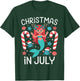 Christmas In July Cute Mermaid Summer T-Shirt - T-Shirt | Forest