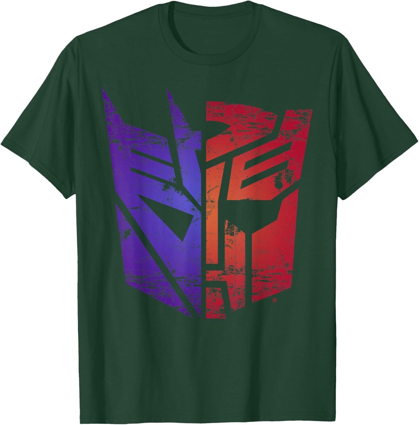 Transformers Decepticon Autobot Split Logo , Black, S T-Shirt - T-Shirt | Forest