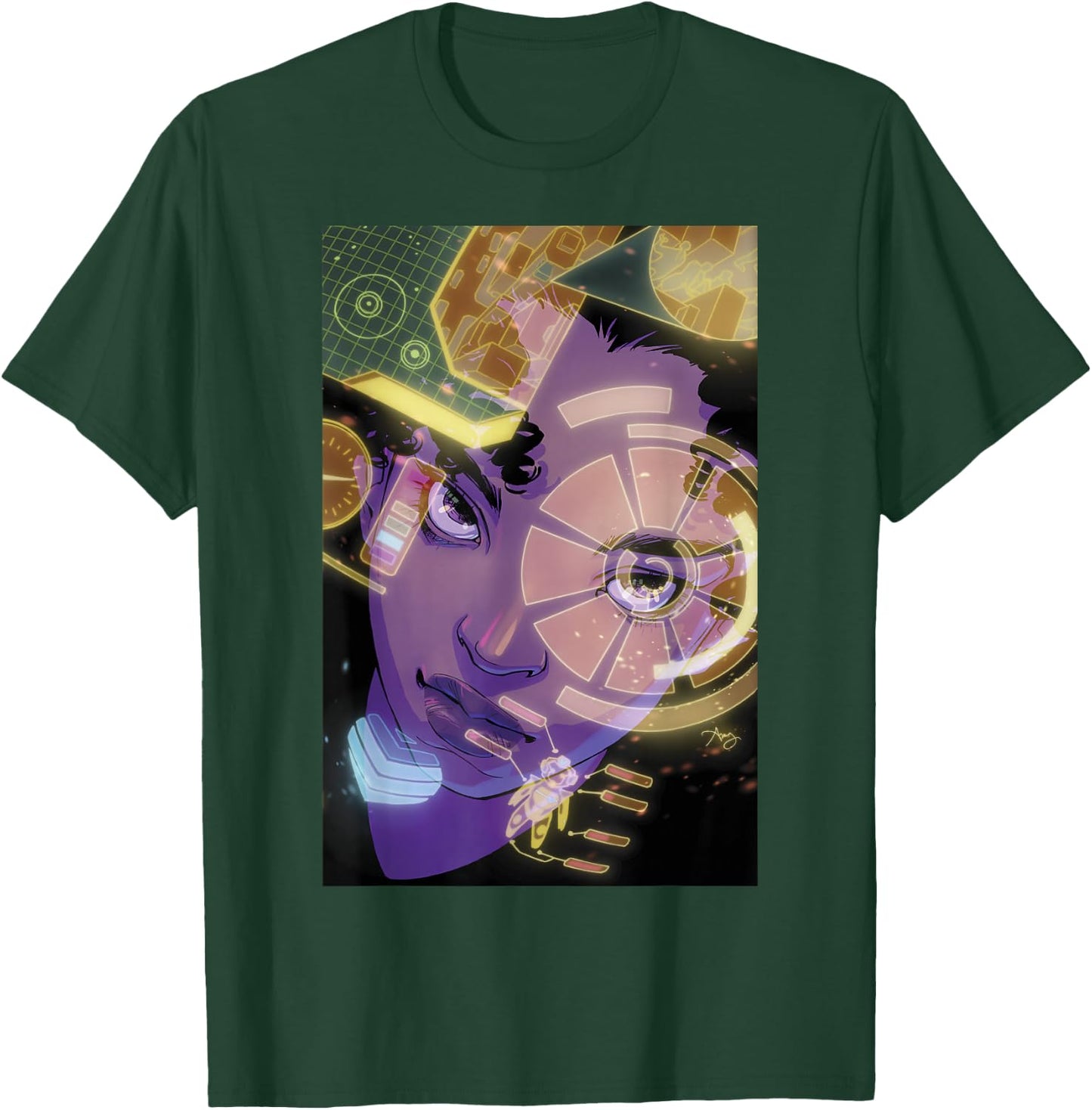 Marvel Ironheart Portrait Poster T-Shirt - T-Shirt | Forest