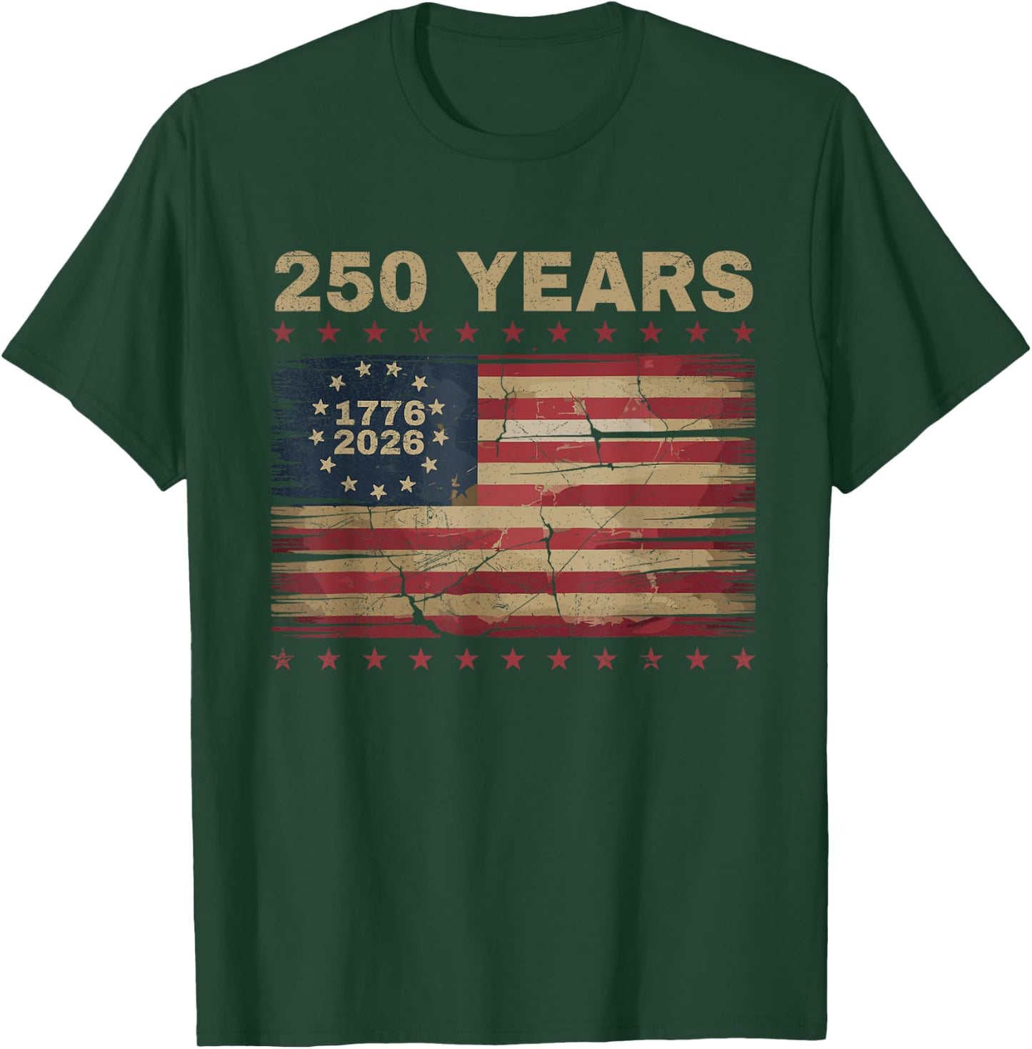 250th Anniversary USA T-Shirt - T-Shirt | Forest