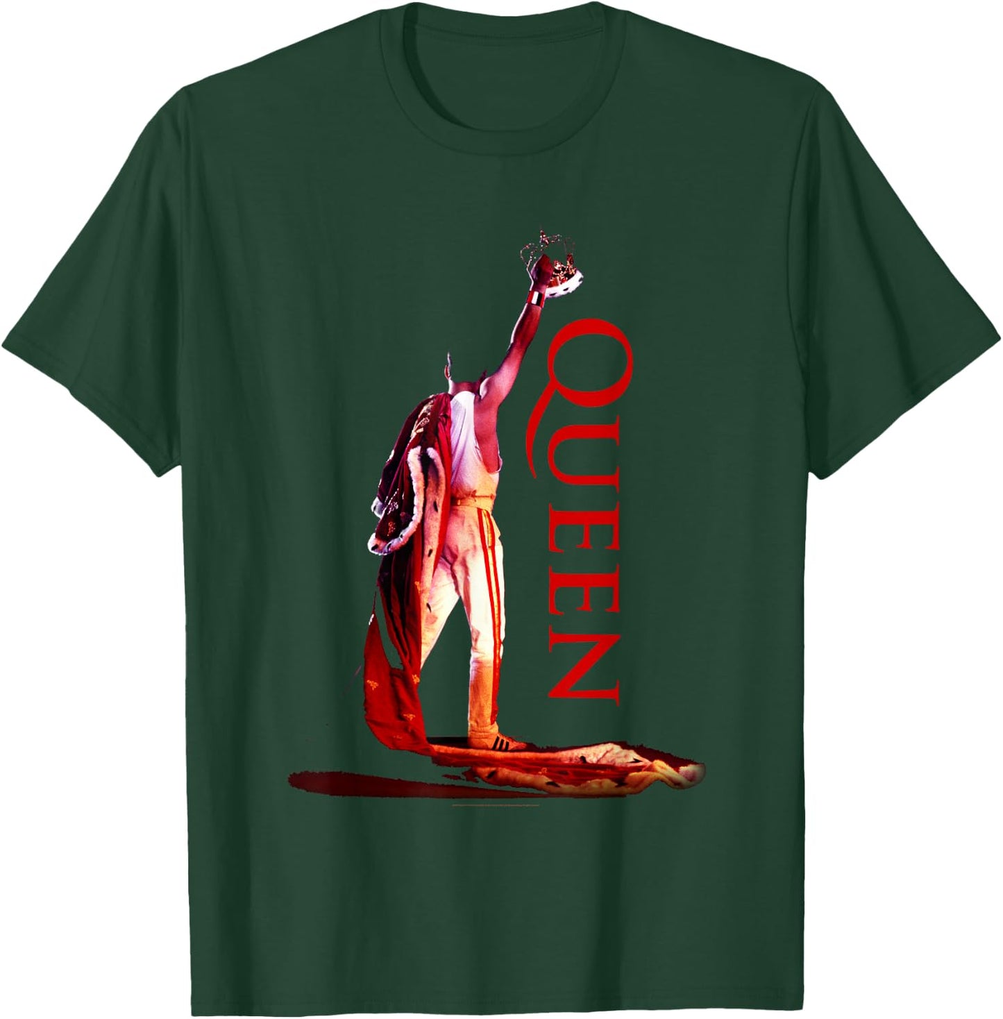 Queen Official Crown Colour , black T-Shirt - T-Shirt | Forest