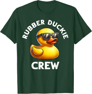 Rubber Duck Funny Quack Yellow Rubber Duckie Crew Graphic T-Shirt - T-Shirt | Forest