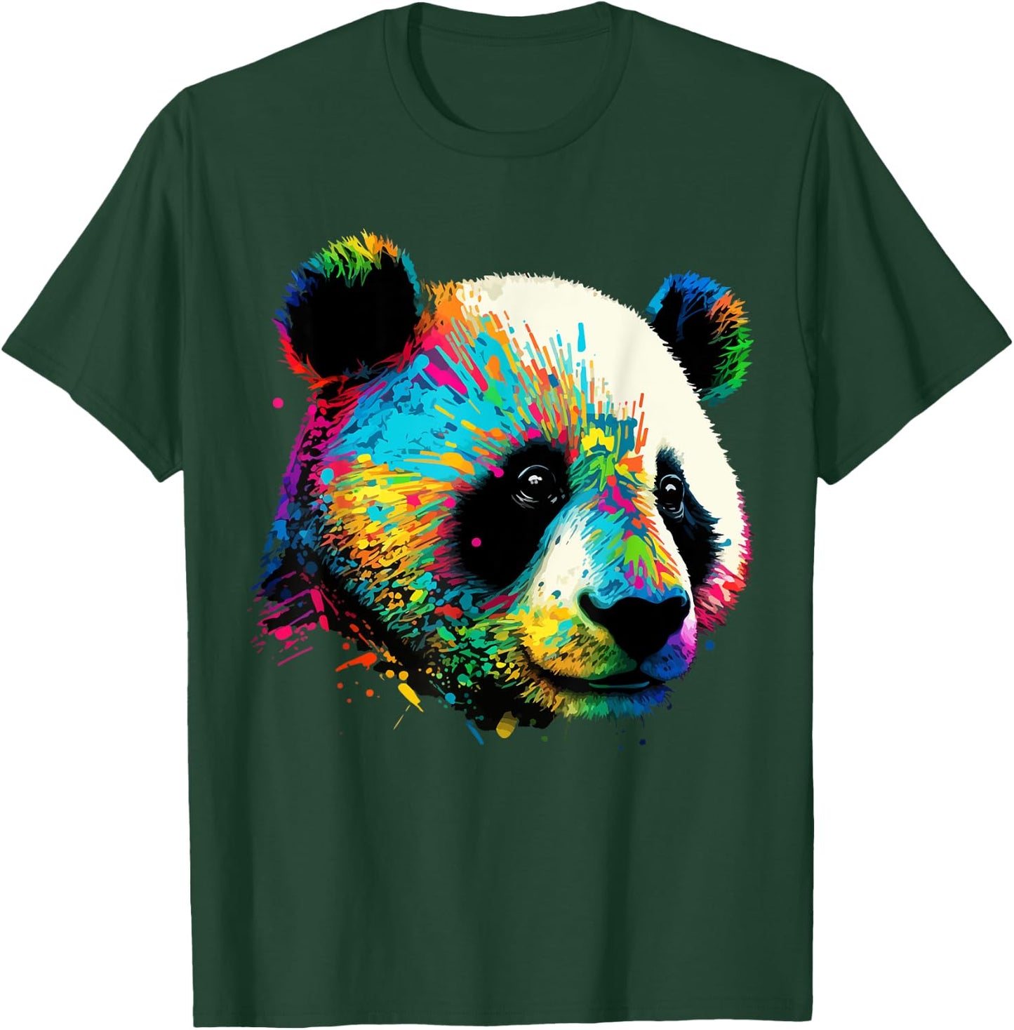 Watercolor Panda T-Shirt - T-Shirt | Forest