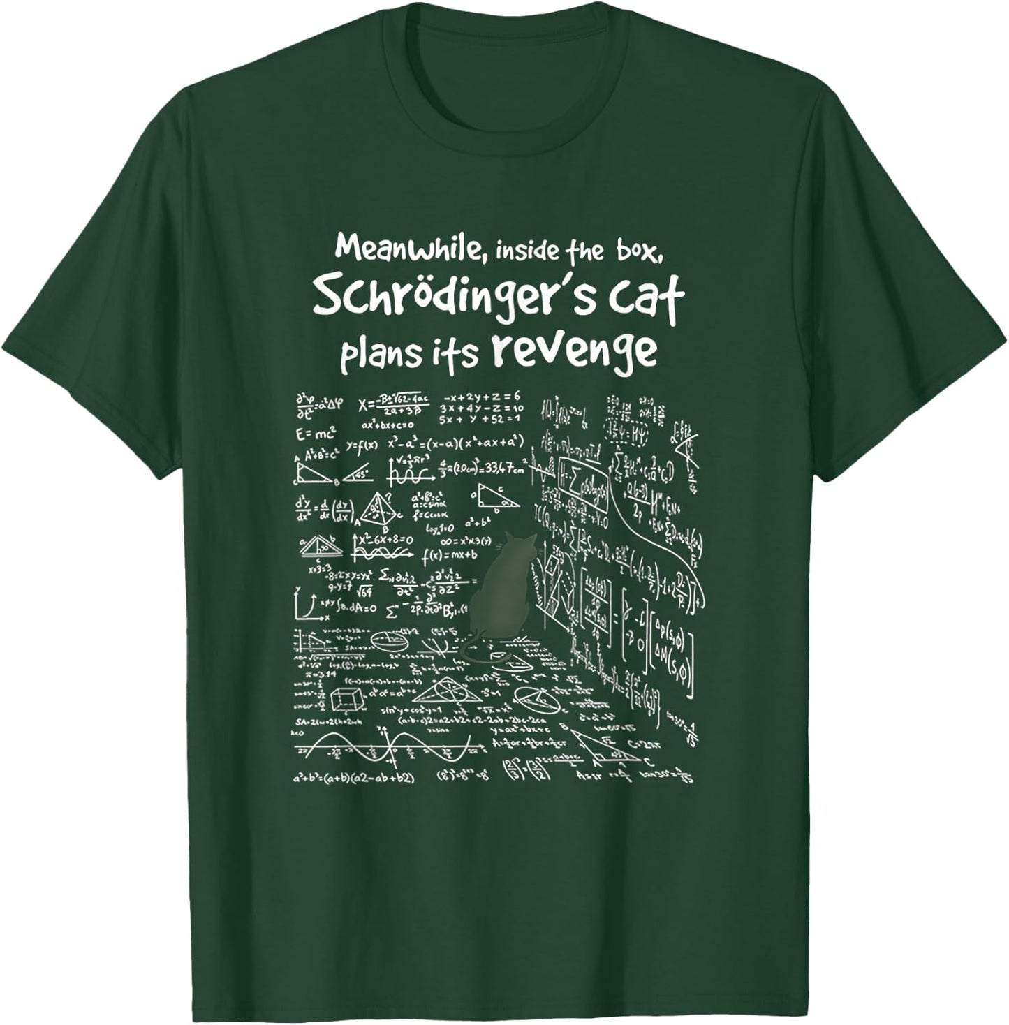 In der Zwischenzeit Plans Schrödinger's Cat Her Revenge , black T-Shirt - T-Shirt | Forest