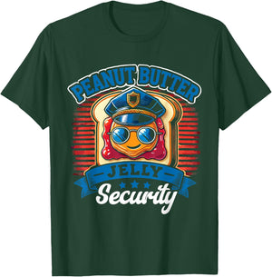 Peanut Butter Jelly Security T-Shirt - T-Shirt | Forest
