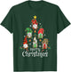 Merry Christmas Shirt Women Men Christmas Tree Gnomes T-Shirt - T-Shirt | Forest