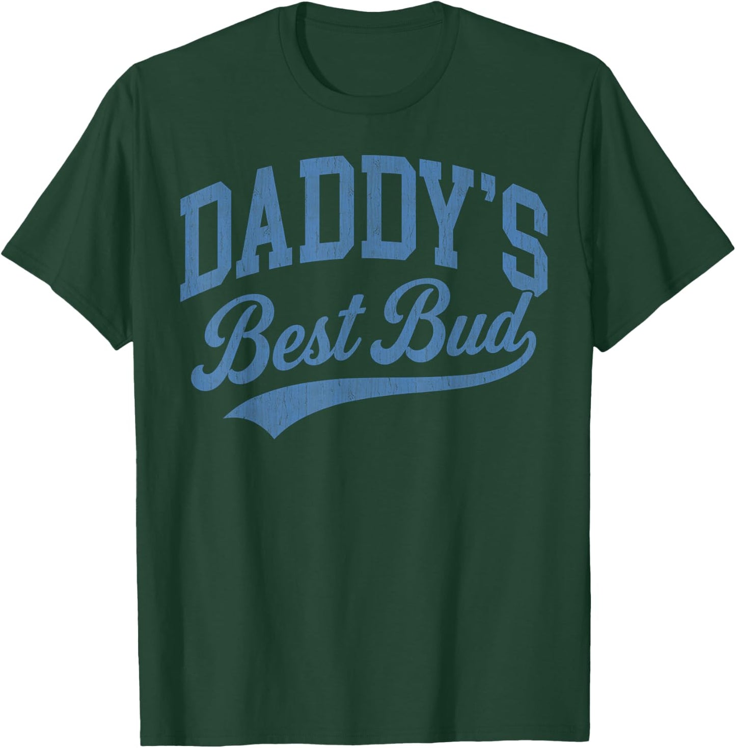Dad's Best Bud Boys Youth Kids Father's Day T-Shirt - T-Shirt | Forest