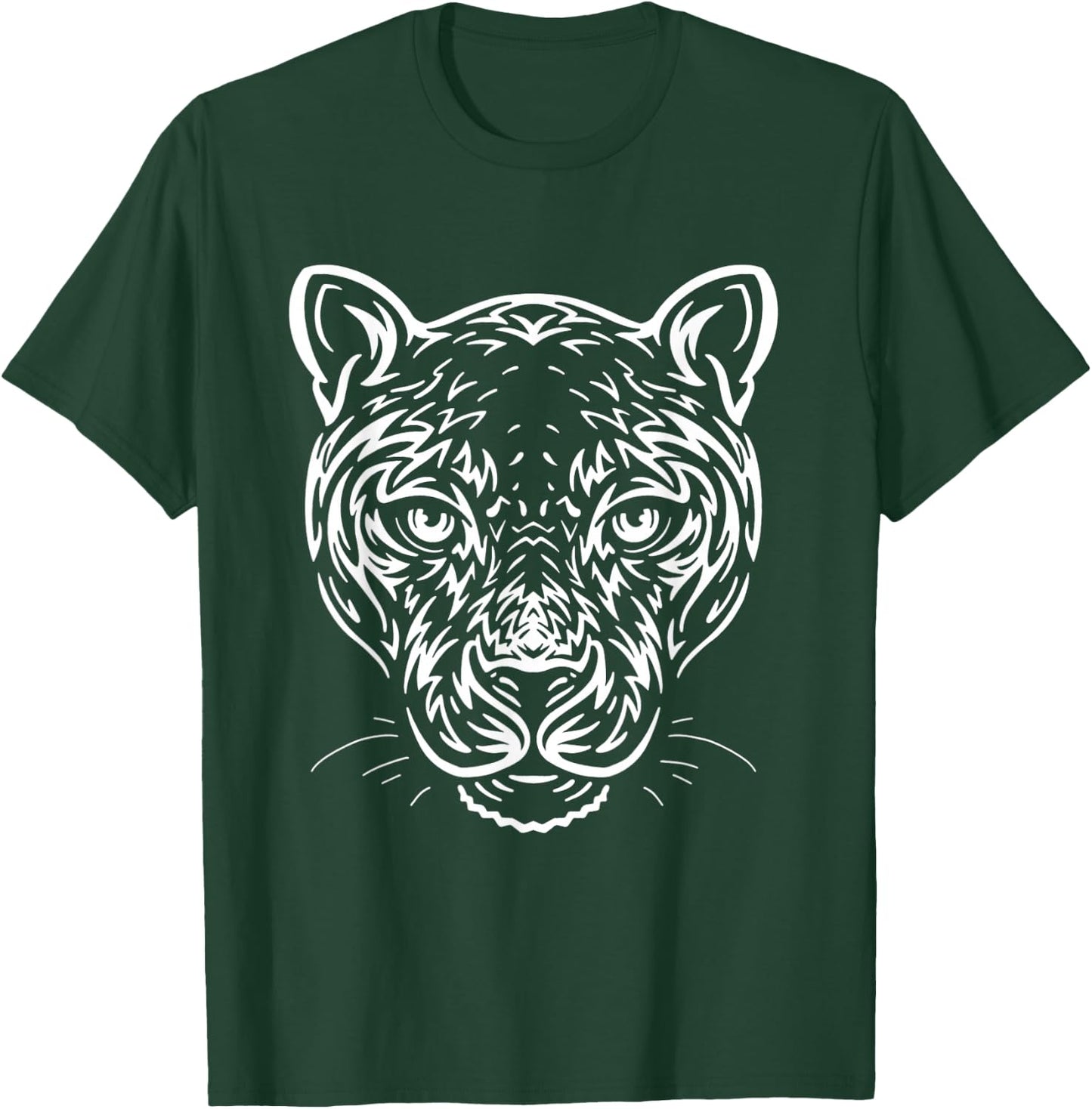 White Panther T-Shirt - T-Shirt | Forest