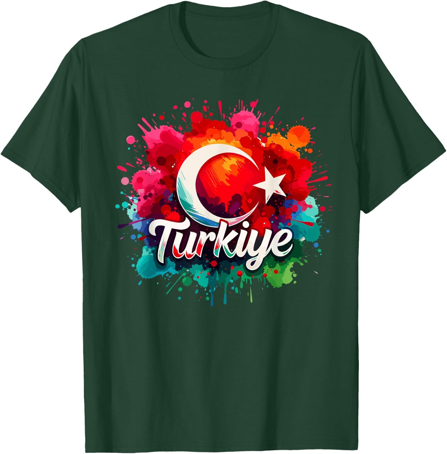 Turkey Flag Turkiye T-Shirt - T-Shirt | Forest