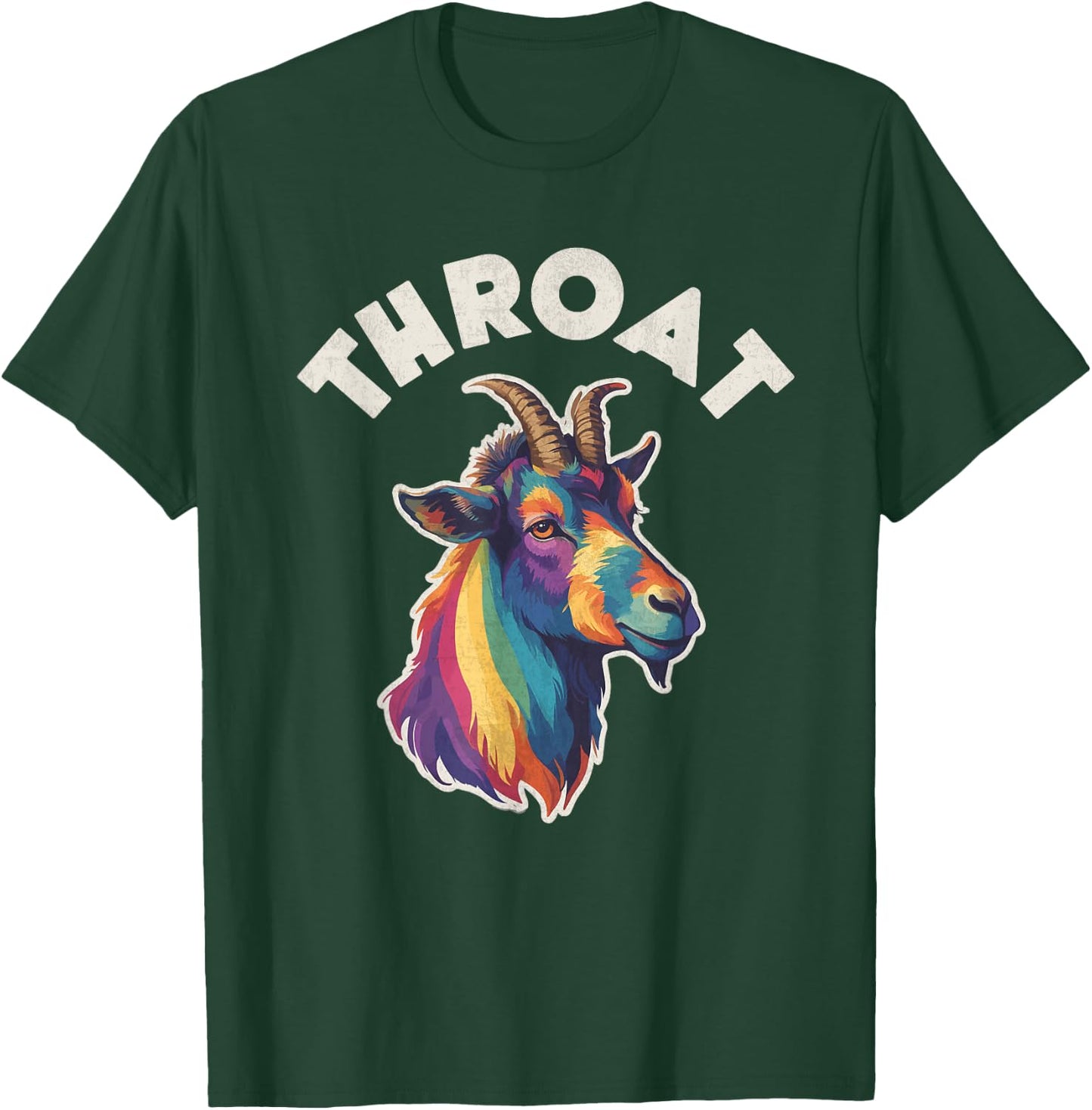 Throat Goat LGBT Lesbian Gay Pride T-Shirt - T-Shirt | Forest