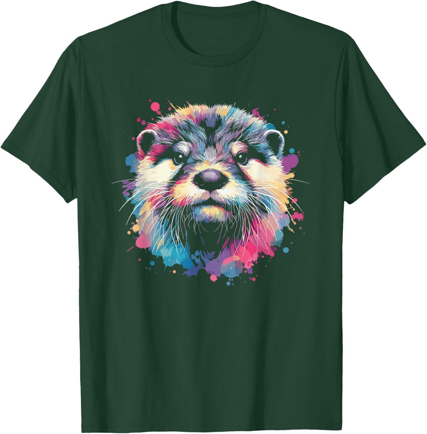 Adult Black Modern Graphic , Small, Short Sleeve, Round Neck, Collarless, Pull On, 1 Count, 0 Pockets, Lightweight, Stretchable, , All Ages, Casual Wear T-Shirt - T-Shirt | Forest